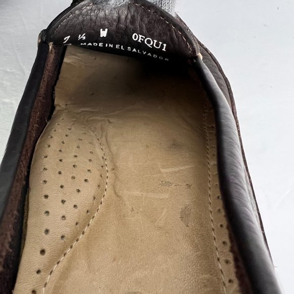 L.L. Bean Pebbled Leather Driving Moccasin - Picture 10 of 12